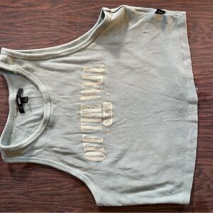 Vans Olive Ribbed Tank Top